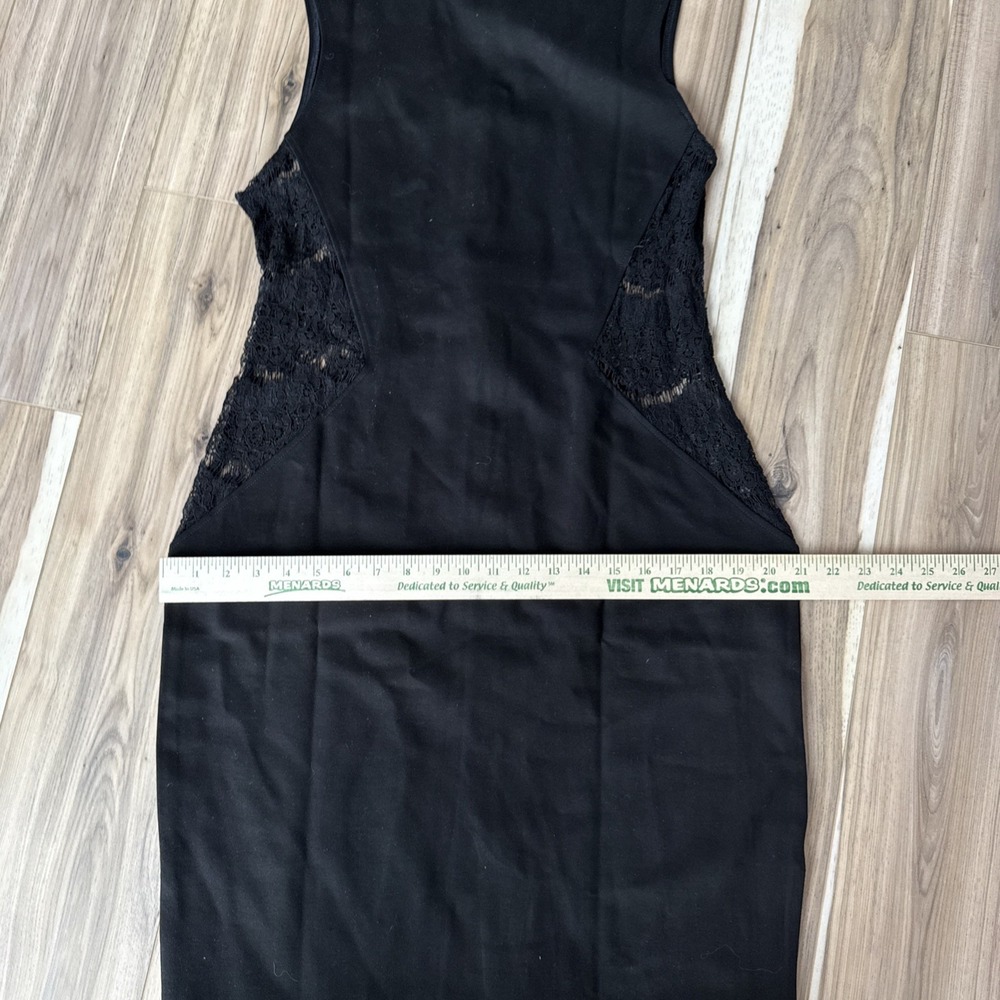 🖤 POETIC JUSTICE Black Sheer Lace Dress Top XL Women's - Picture 6 of 6